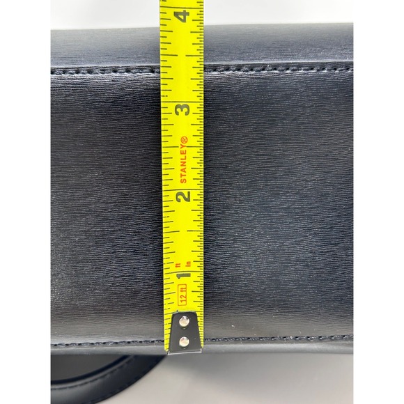 Ted Baker London Black Beanne Leather Bag Bow Tote Zippered Shoulder w/Dust Bag - Picture 14 of 14